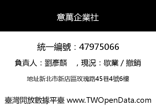 意萬企業社