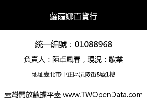 蘿薩娜百貨行