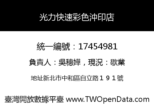 光力快速彩色沖印店