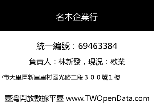名本企業行