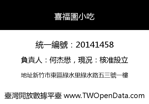 喜福園小吃