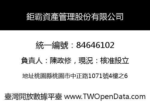 鉅霸資產管理股份有限公司