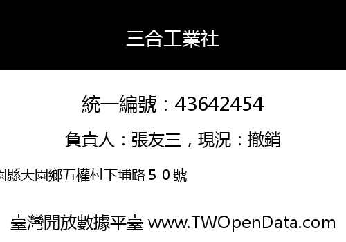 三合工業社