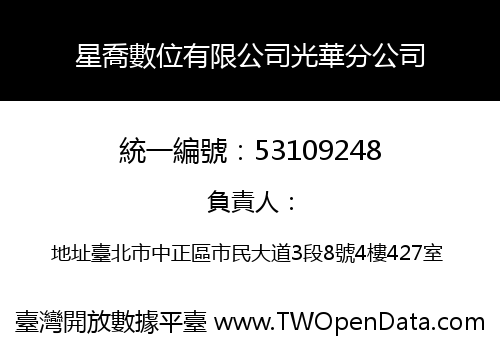 星喬數位有限公司光華分公司