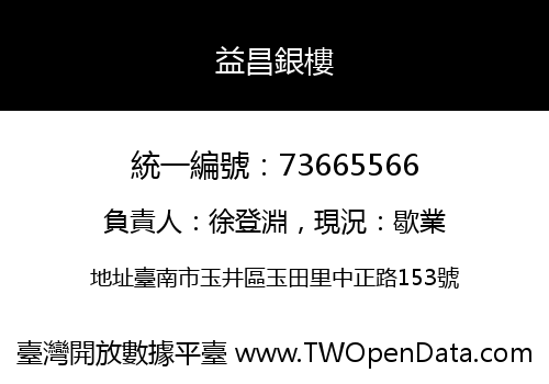 益昌銀樓