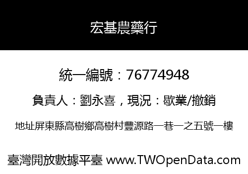 宏基農藥行
