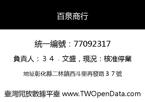 百泉商行