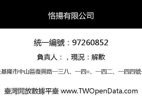 恪揚有限公司