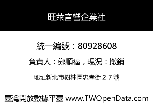 旺萊音響企業社