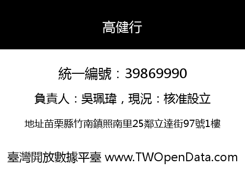 高健行