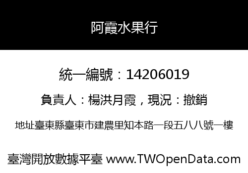 阿霞水果行