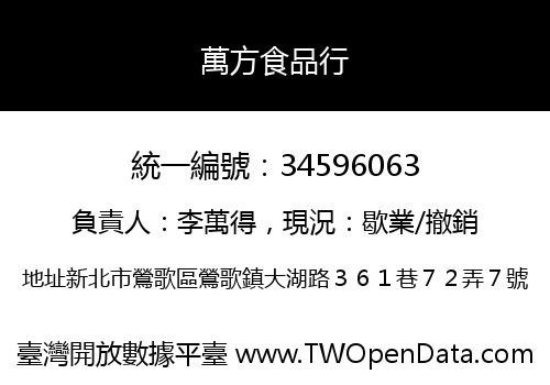 萬方食品行