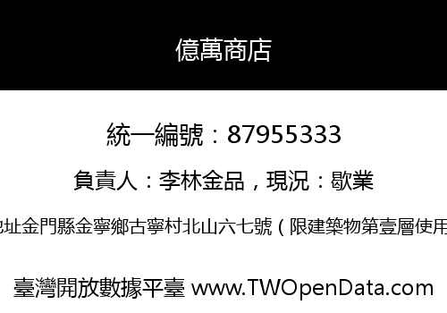 億萬商店