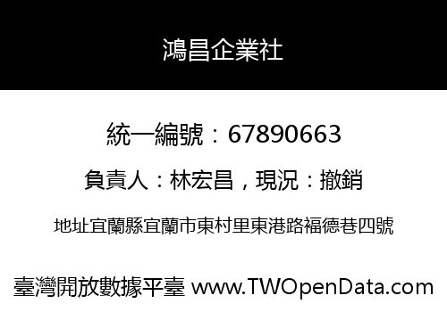 鴻昌企業社
