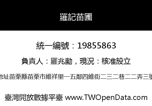 羅記苗圃
