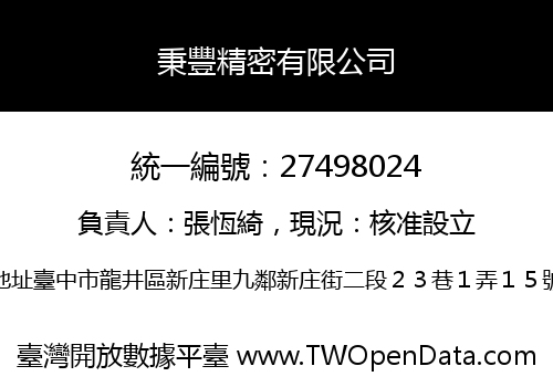 秉豐精密有限公司