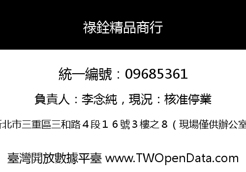 祿銓精品商行