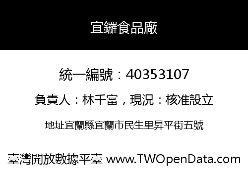 宜鑼食品廠