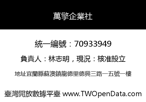 萬擎企業社