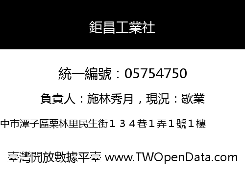 鉅昌工業社