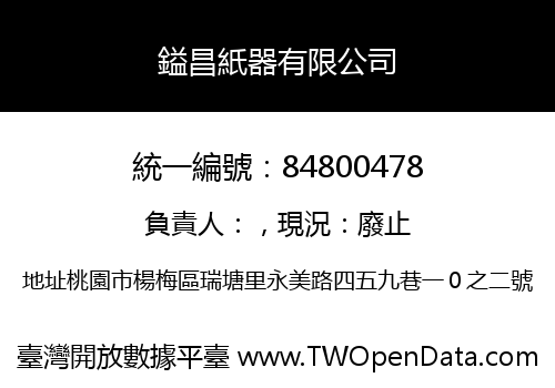 鎰昌紙器有限公司