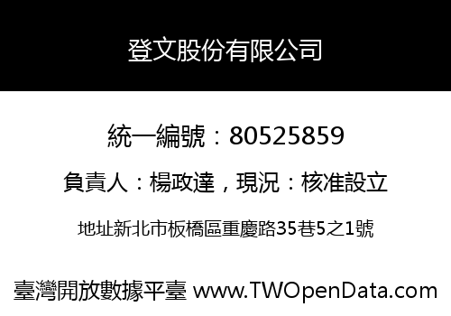 登文股份有限公司
