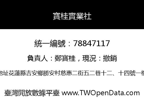 寶桂實業社