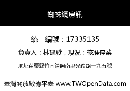 蜘蛛網房訊