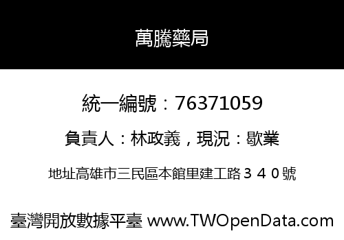 萬騰藥局