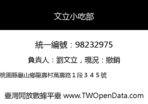 文立小吃部