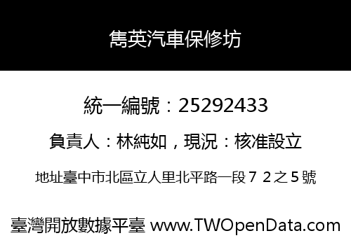 雋英汽車保修坊