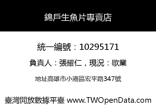 錦戶生魚片專賣店