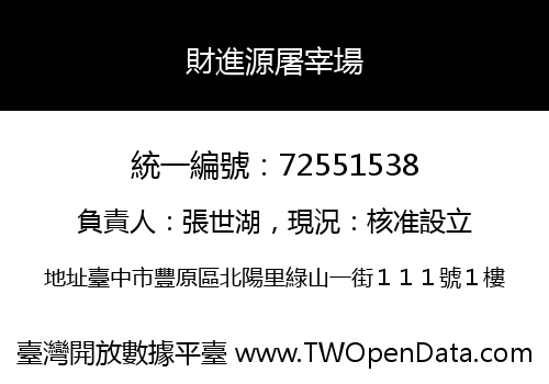 財進源屠宰場