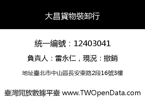 大昌貨物裝卸行