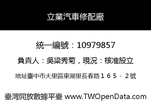 立業汽車修配廠