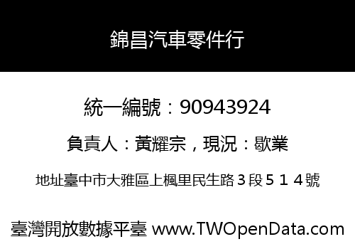 錦昌汽車零件行