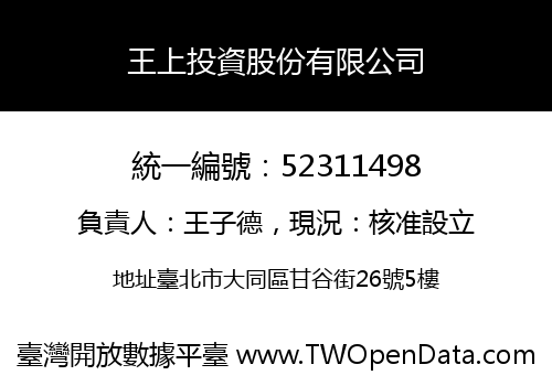 王上投資股份有限公司