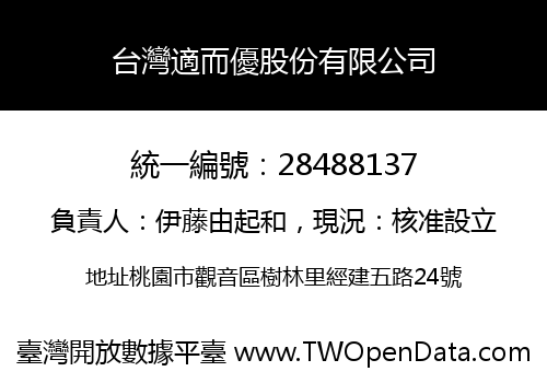 台灣適而優股份有限公司