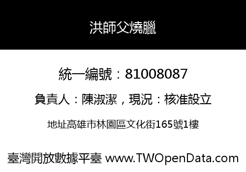洪師父燒臘