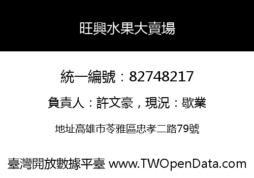 旺興水果大賣場