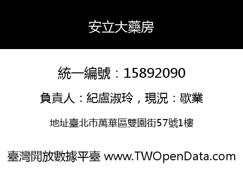安立大藥房