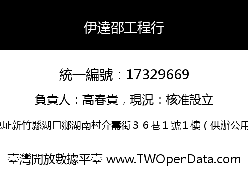 伊達邵工程行
