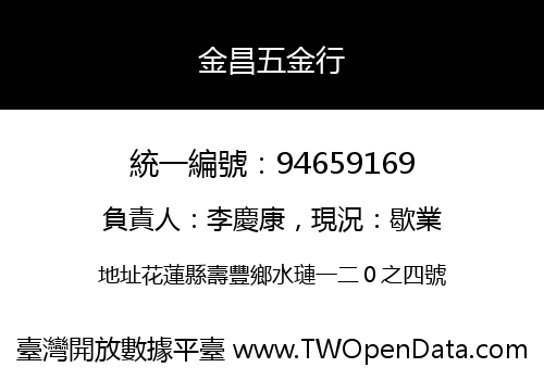 金昌五金行
