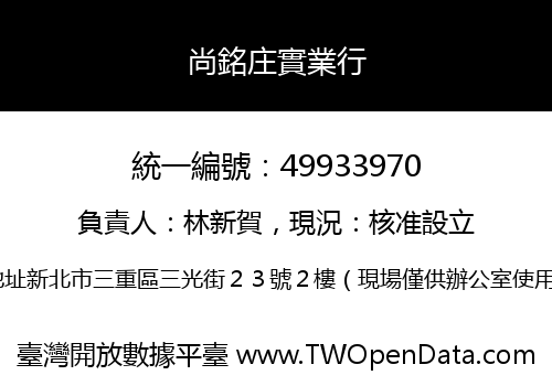 尚銘庄實業行