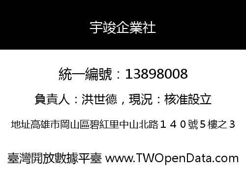 宇竣企業社
