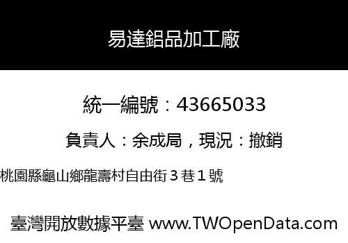 易達鋁品加工廠