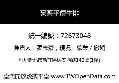 豪哥平價牛排