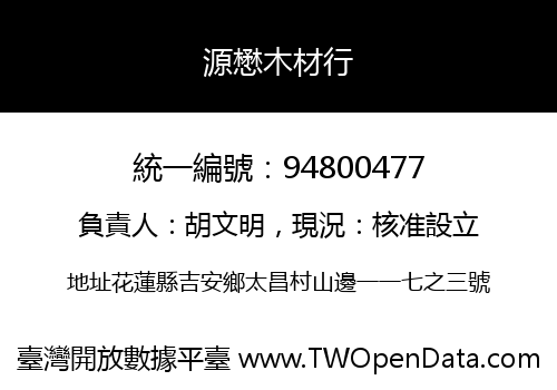 源懋木材行