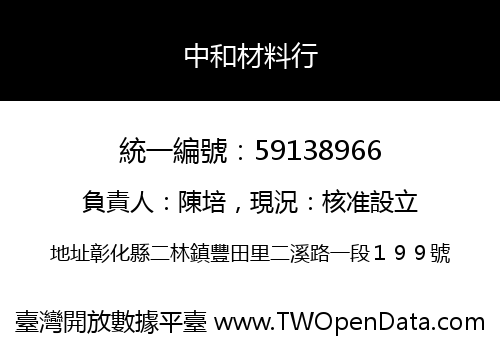 中和材料行