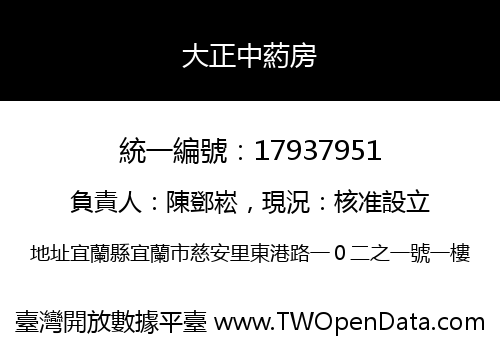 大正中葯房